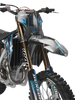 Triumph Racing Graphics Kit - Palm Shadows Blue