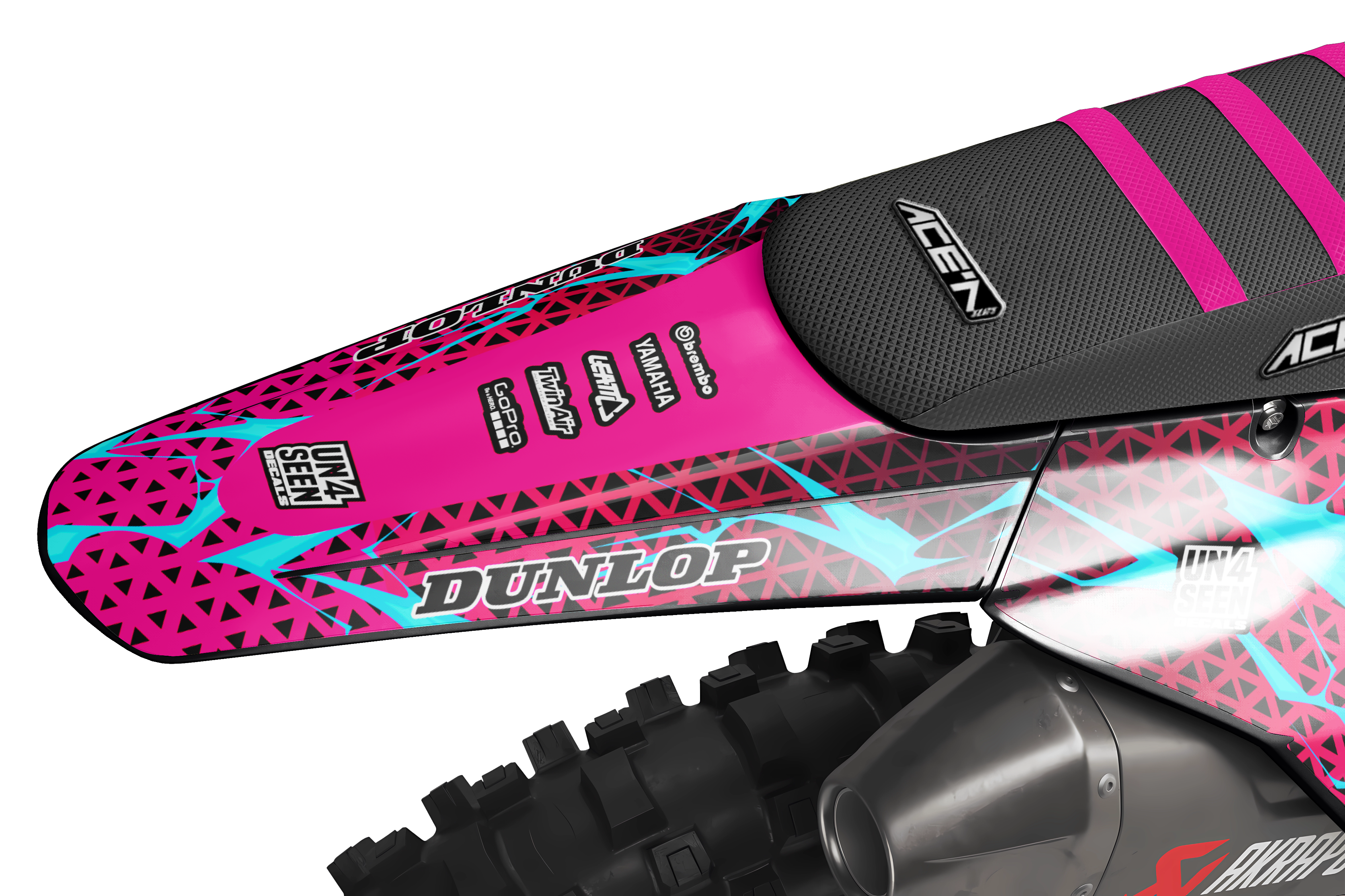 Pink R Entry Graphics Triumph Racing Graphics Kit - Ice Pink New Zealand