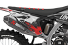 Triumph Racing Graphics Kit - Flame Red