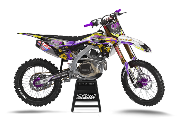 Honda Un4Seen Girls Purple Graphic Kit - CRF CR XR Models | All Years