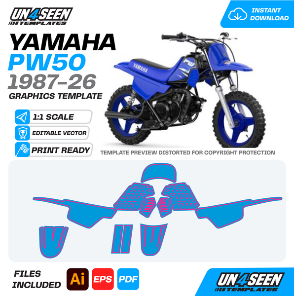 Yamaha Pw50 1987 - Current * Template