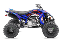 Yamaha YFZ450 Graphics Kit - Slice Red