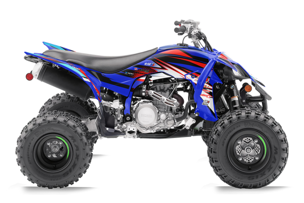 Yamaha YFZ450 Graphics Kit - Slice Red