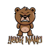 Helmet Name stickers (2pck) Teddy