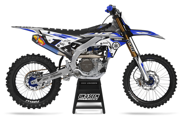Yamaha Arthur Blue Graphic Kit - YZ YZF WR TTR PW Models | All Years