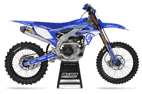 Yamaha Ree Blue Graphic Kit - YZ YZF WR TTR PW Models | All Years