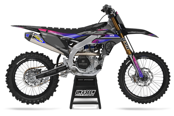 Yamaha Ree Black Graphic Kit - YZ YZF WR TTR PW Models | All Years
