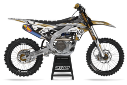 Yamaha Arthur Gold Graphic Kit - YZ YZF WR TTR PW Models | All Years