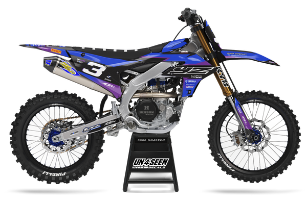 Yamaha Yeao Purple Graphic Kit - YZ YZF WR TTR PW Models | All Years