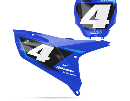 Yamaha Number Background Decals - Moco
