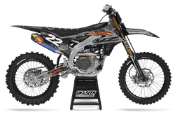 Yamaha Hotwheels Lets Ride Grey Graphic Kit - YZ YZF WR TTR PW Models | All Years