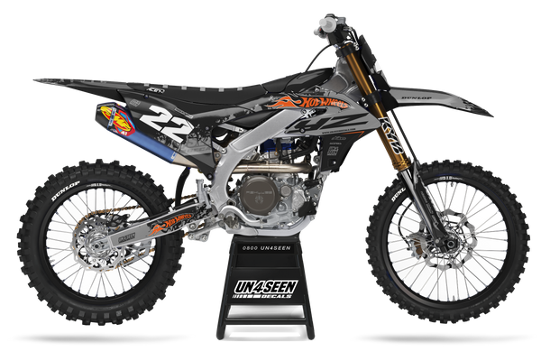 Yamaha Hotwheels Lets Ride Grey Graphic Kit - YZ YZF WR TTR PW Models | All Years