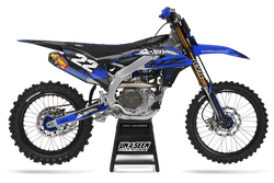 Yamaha Hotwheels Lets Ride Blue Graphic Kit - YZ YZF WR TTR PW Models | All Years