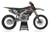 Yamaha Graphics Kit - Hotwheels Lets Ride Grey