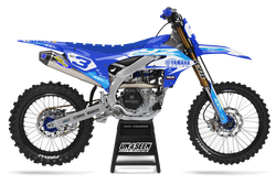 Yamaha Amaze Blue Graphic Kit - YZ YZF WR TTR PW Models | All Years