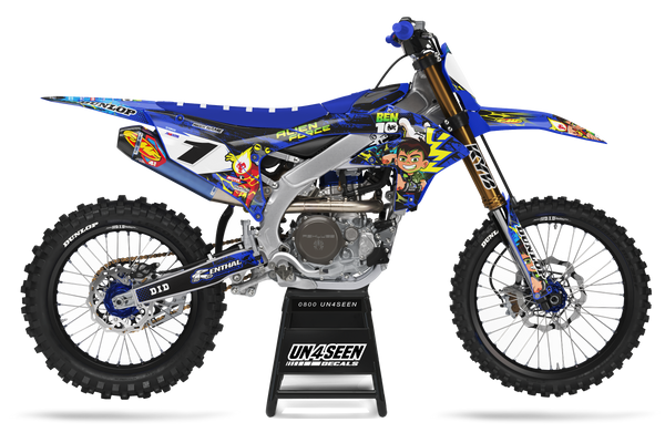Yamaha Ben 10 Graphic Kit - YZ YZF WR TTR PW Models | All Years