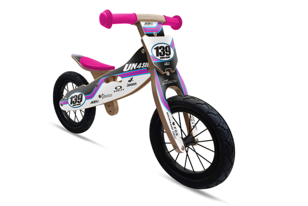 Un4seen Balance Bike - Tracks Pink