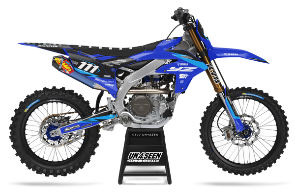 Yamaha Bluegum Blue Graphic Kit - YZ YZF WR TTR PW Models | All Years
