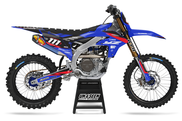 Yamaha Bluegum Red Graphic Kit - YZ YZF WR TTR PW Models | All Years