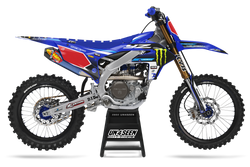 Yamaha Blue Raze Graphic Kit - YZ YZF WR TTR PW Models | All Years