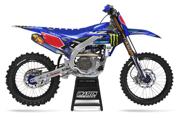 Yamaha Blue Raze Graphic Kit - YZ YZF WR TTR PW Models | All Years