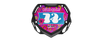 Box BMX Number Plate Graphics - Doeys Pink