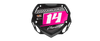 Box BMX Number Plate Graphics - Finish Pink