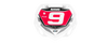 Box BMX Number Plate Graphics - Gcn Red