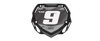 Box BMX Number Plate Graphics - Geo Grey