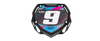 Box BMX Number Plate Graphics - Geo Pink