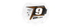 Box BMX Number Plate Graphics - Point Orange