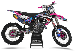 KTM Camo Shark Paint Pink Graphic Kit - SX SXF XC XCF EXC EXCF Models | All Years
