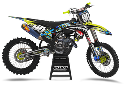 KTM Camo Shark Paint Yellow Graphic Kit - SX SXF XC XCF EXC EXCF Models | All Years
