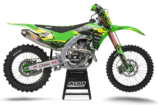 Kawasaki Chevy Truckz Graphic Kit - KK KXF KDX KLX Models | All Years