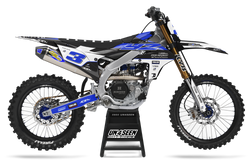 Yamaha Chomp Blue Graphic Kit - YZ YZF WR TTR PW Models | All Years