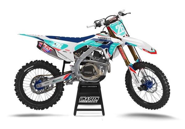 Honda Slap Aqua Graphic Kit - CRF CR XR Models | All Years