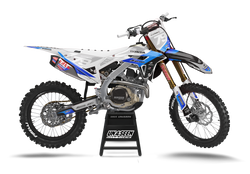Honda Wild Blocks Blue Graphic Kit - CRF CR XR Models | All Years
