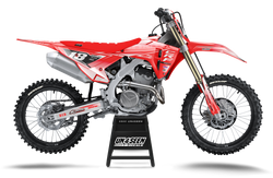 Honda Fluid Apex Red Graphic Kit - CRF CR XR Models | All Years