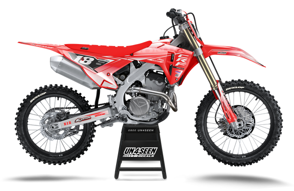 Honda Fluid Apex Red Graphic Kit - CRF CR XR Models | All Years
