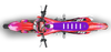 Honda Graphics Kit - Fluid Apex Red Purple