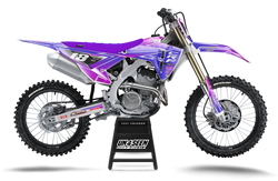 Honda Fluid Apex Violet Graphic Kit - CRF CR XR Models | All Years