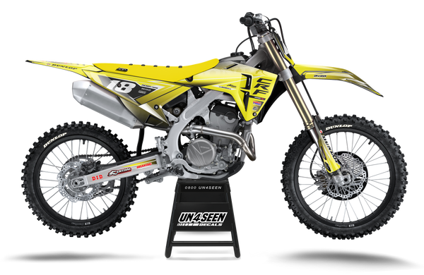 Honda Fluid Apex Yellow Graphic Kit - CRF CR XR Models | All Years