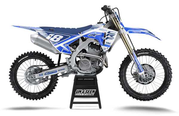 Honda Racer Portyl Blues Graphic Kit - CRF CR XR Models | All Years