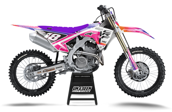 Honda Racer Portyl Pinks Graphic Kit - CRF CR XR Models | All Years