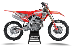 Honda Racer Portyl Red Graphic Kit - CRF CR XR Models | All Years