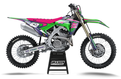 Honda Techstar Nomur Green Graphic Kit - CRF CR XR Models | All Years