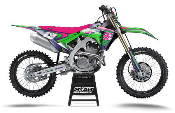 Honda Techstar Nomur Green Graphic Kit - CRF CR XR Models | All Years