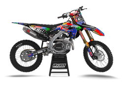Honda Abstract Flags Graphic Kit - CRF CR XR Models | All Years