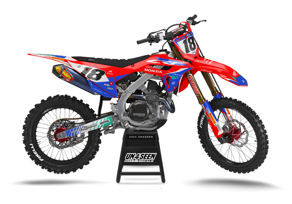 Honda Archie Red Graphic Kit - CRF CR XR Models | All Years