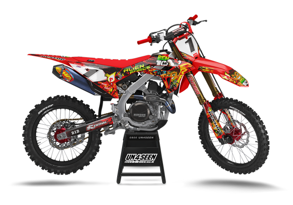 Honda Ben 10 Graphic Kit - CRF CR XR Models | All Years